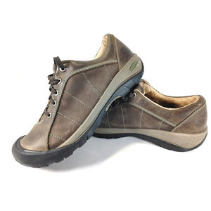 KEEN Womens Hiking Shoes Brown 0508 Lace Up Low Top Sneakers Sz 9